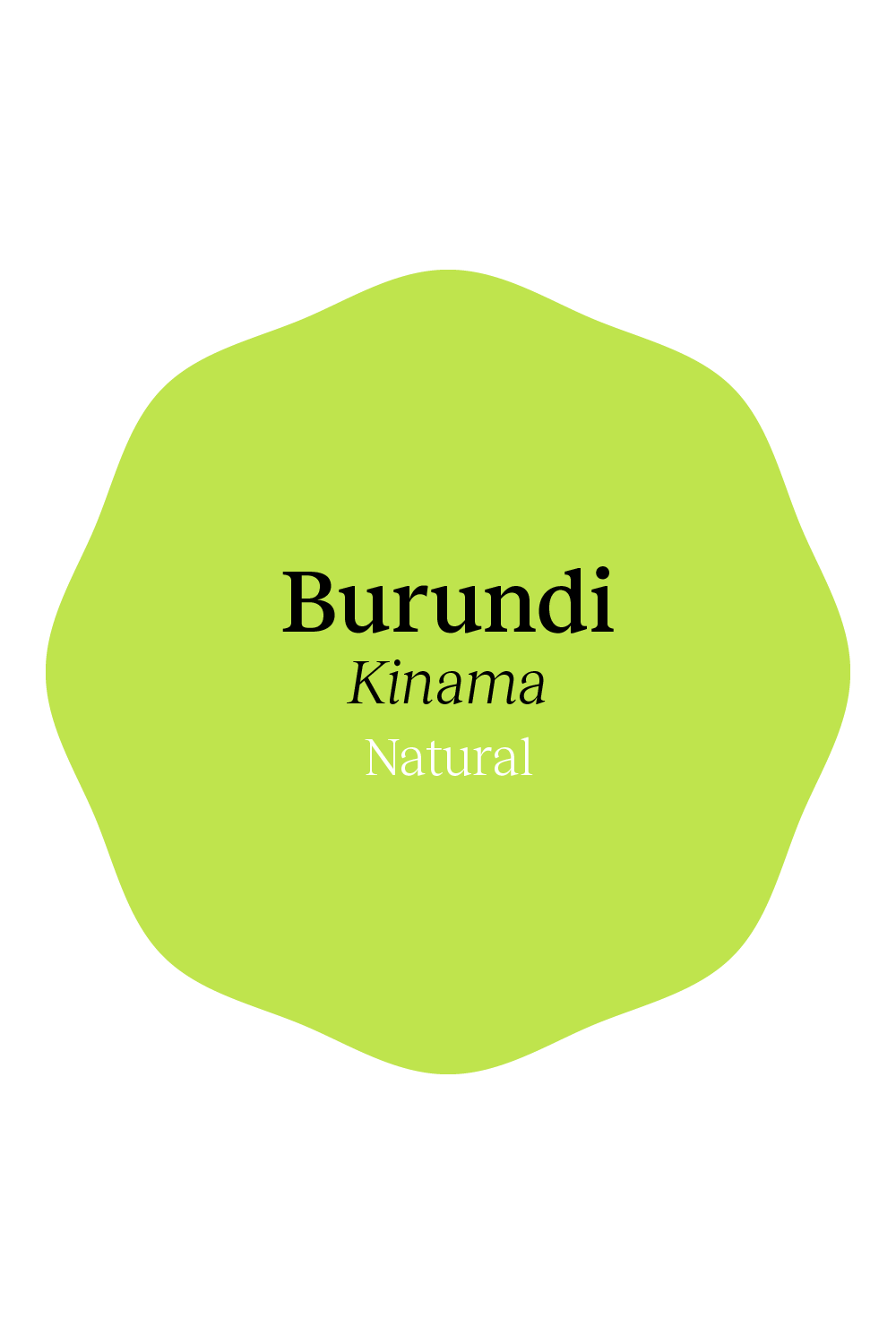 Burundi Kinama Natural