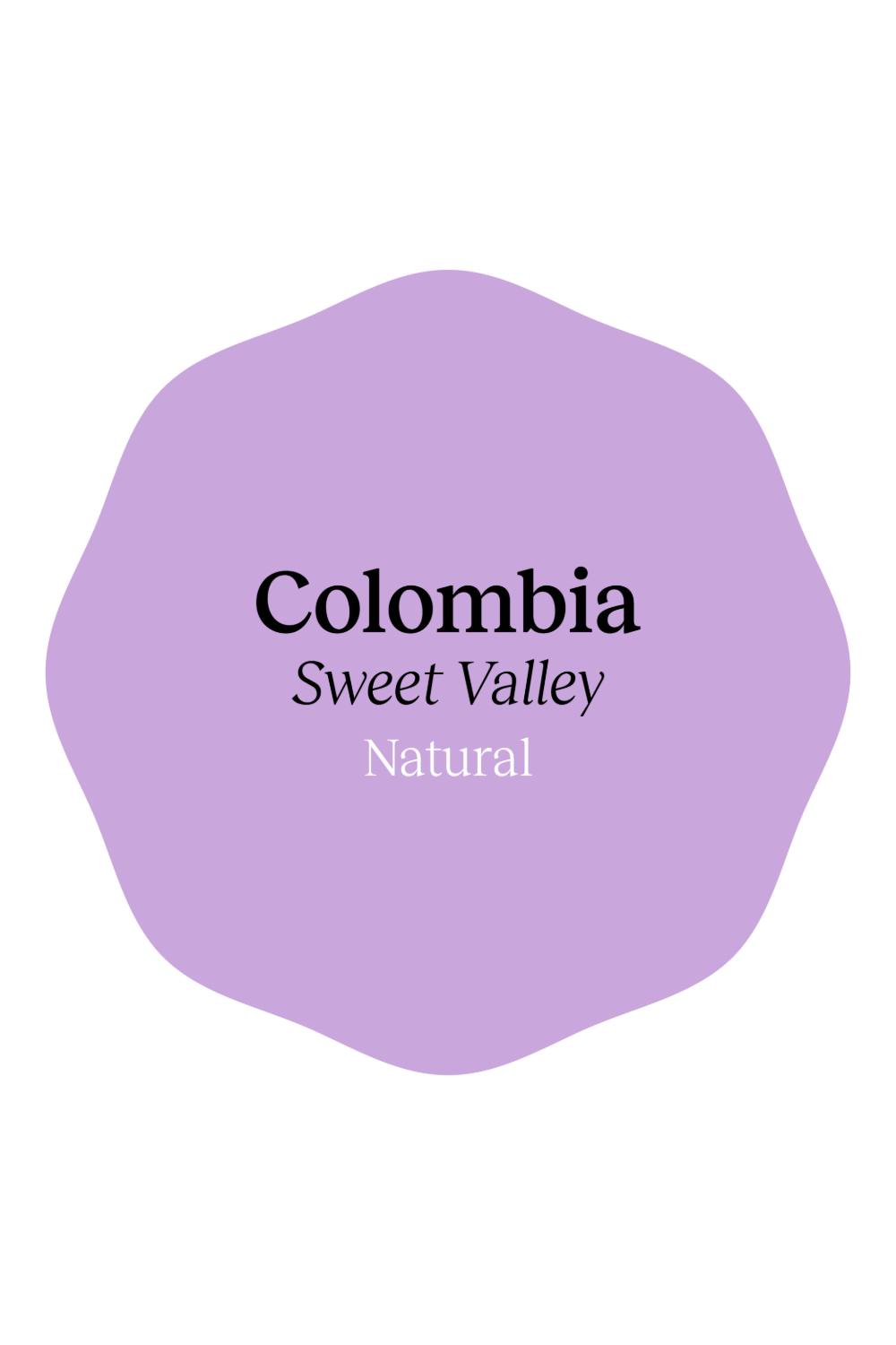 Colombia Sweet Valley Natural
